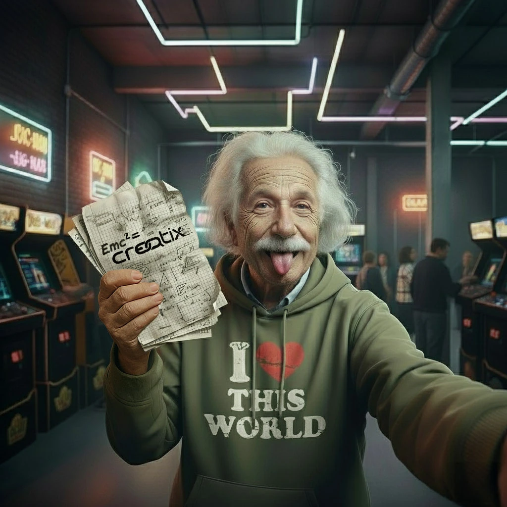 Einstein et l’univers créatif de Creatix