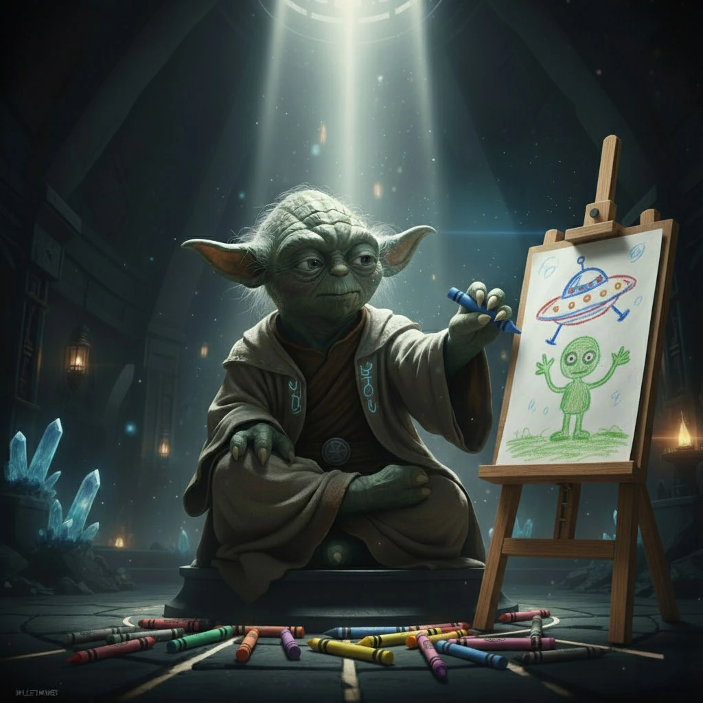 Yoda, illustration de la recherche de réponses créatives